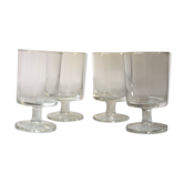 Vintage foot glasses Luminarc cavaliers model