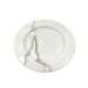 White Carrara marble centerpiece / plate, Up&Up Italy, 1970s