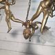 Bronze cherub chandelier from the 1970s.