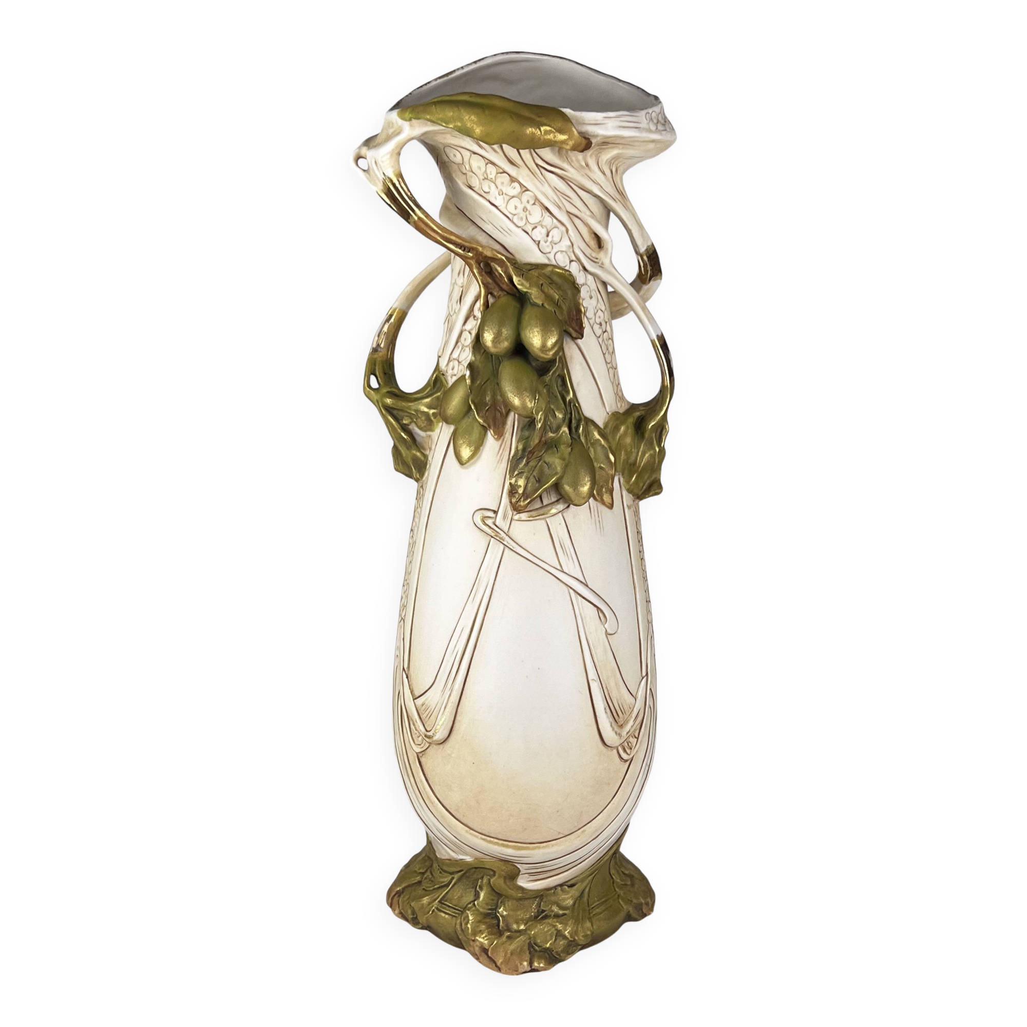 Royal Dux Bohemia Art Nouveau Vase 49 cm