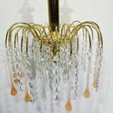 murano and crystal drops chandelier