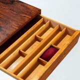 Severin Hansen sewing table in rosewood Haslev Denmark 1960