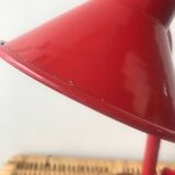 Red desk lamp with pencil holder 80/90'