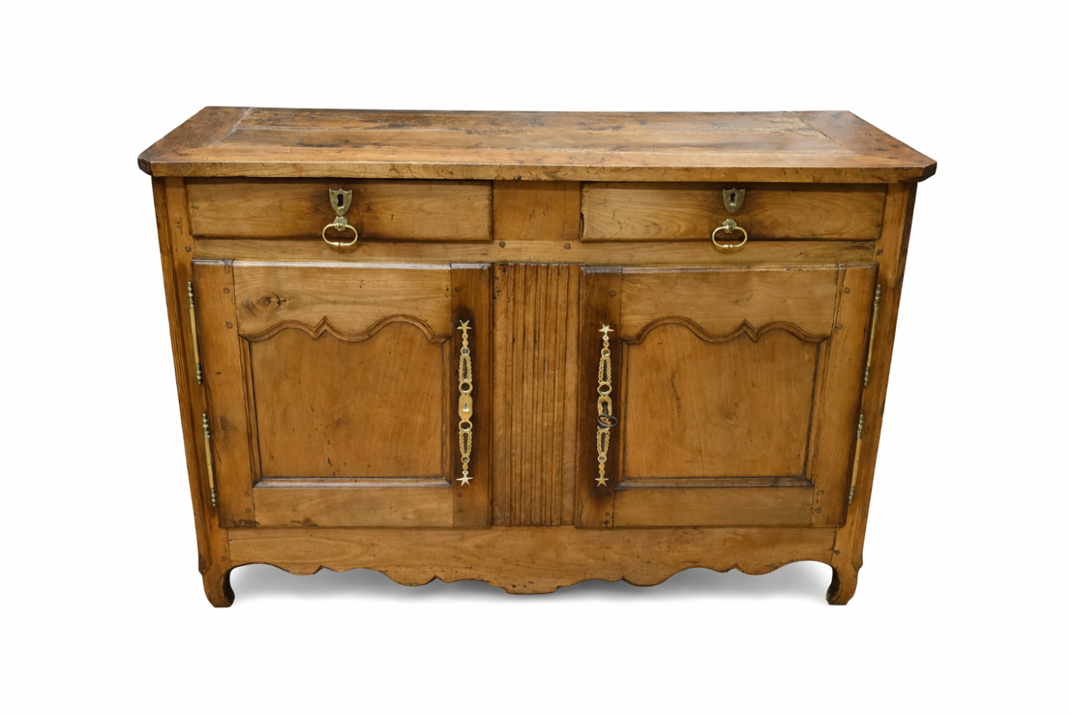 Antique solid wood chest of drawers