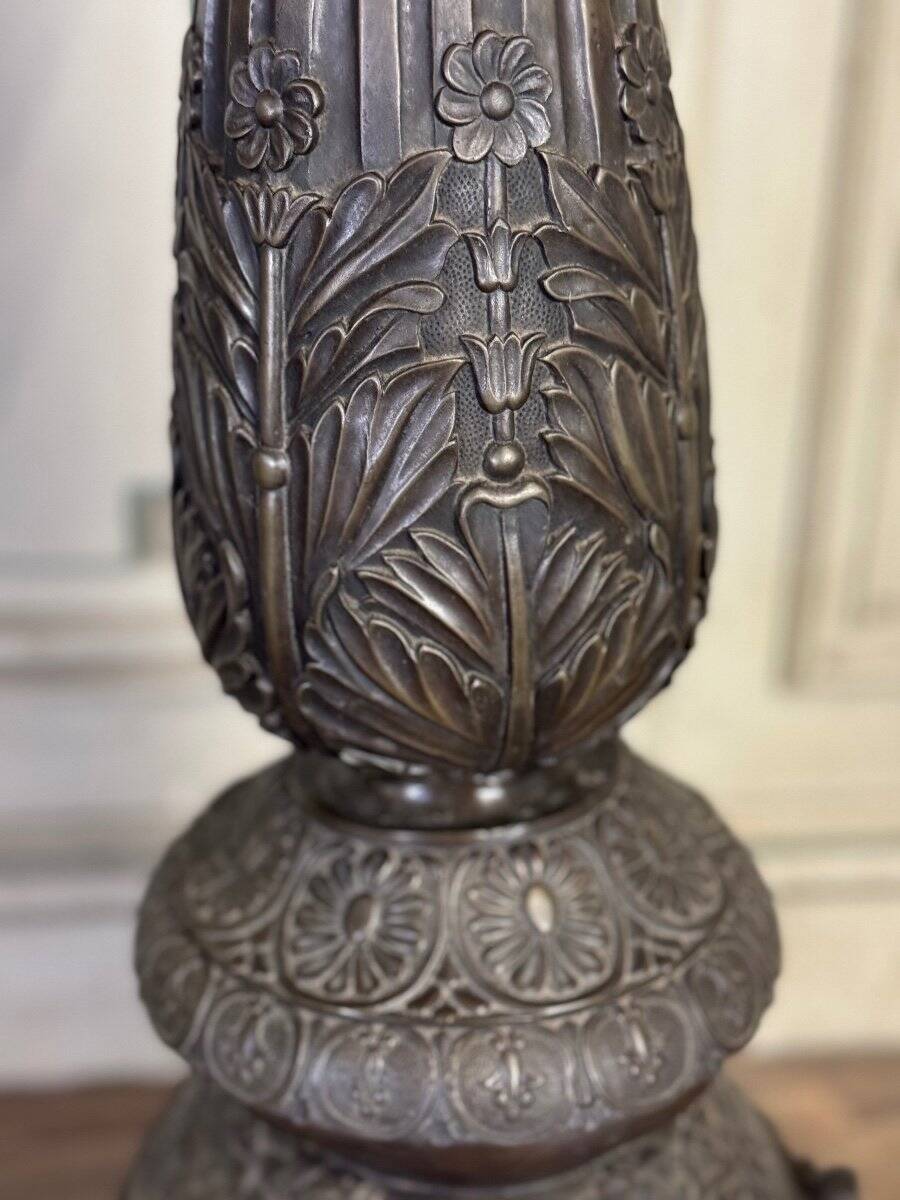 Pair of Bronze Pedestals, Italy, 19th Century