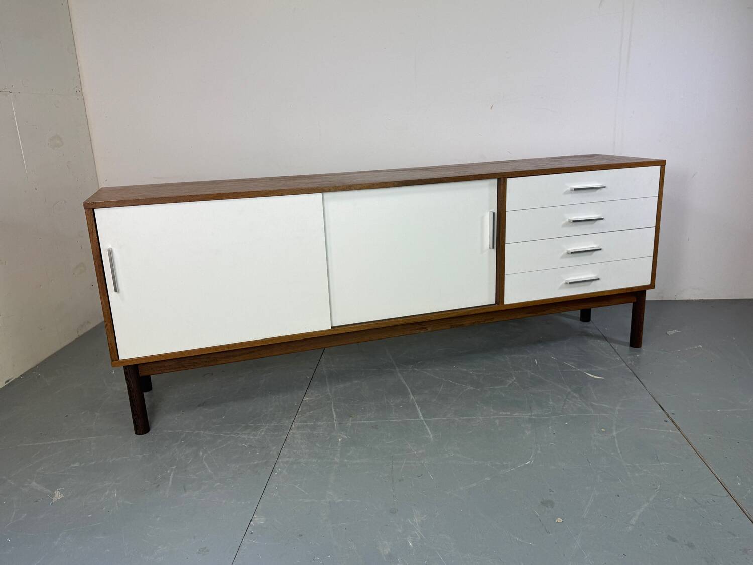 MCM sleek Martin Visser Wenge and Formica Credenza Sideboard, 1970s