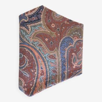 Round paisley pattern tablecloth 180cm vintage