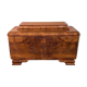 Vintage Art Deco-style walnut cabinet