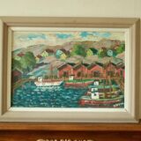 “Fiskeläge Bohuslän” by Göte Johansson