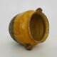 Magnificent glazed yellow confit pot, south-west of France. 19th century.