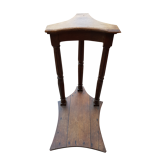 Prie dieu bois tripode