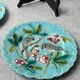 Assiettes en majolique de Sarreguemines