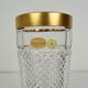 Mid-century glass vase,bohemia crystal,circa 1960's.