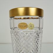 Mid-century glass vase,bohemia crystal,circa 1960's.