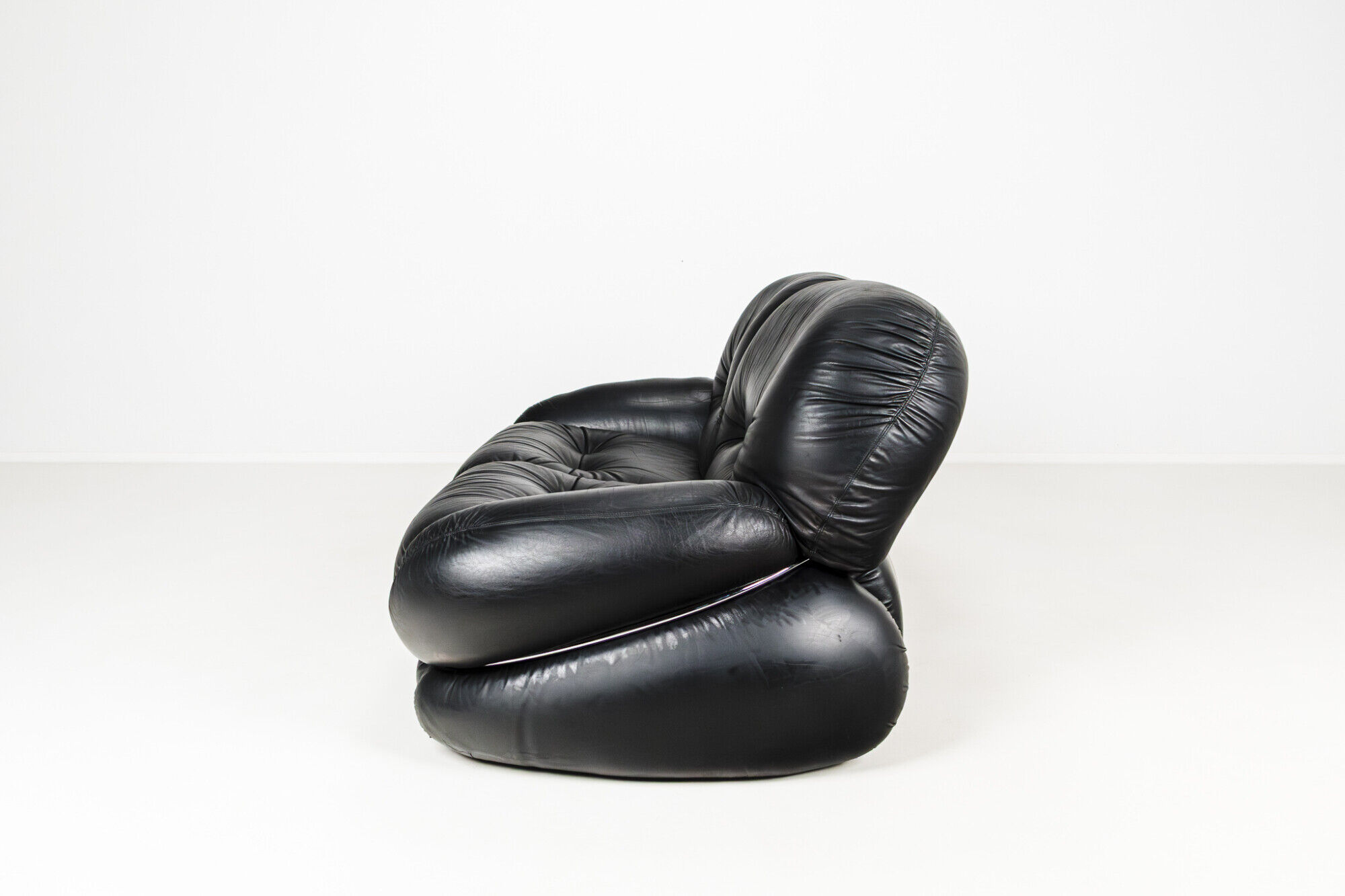 Three-piece lounge set model OKAY by Adriano Piazzesi, Italy, 1970s
