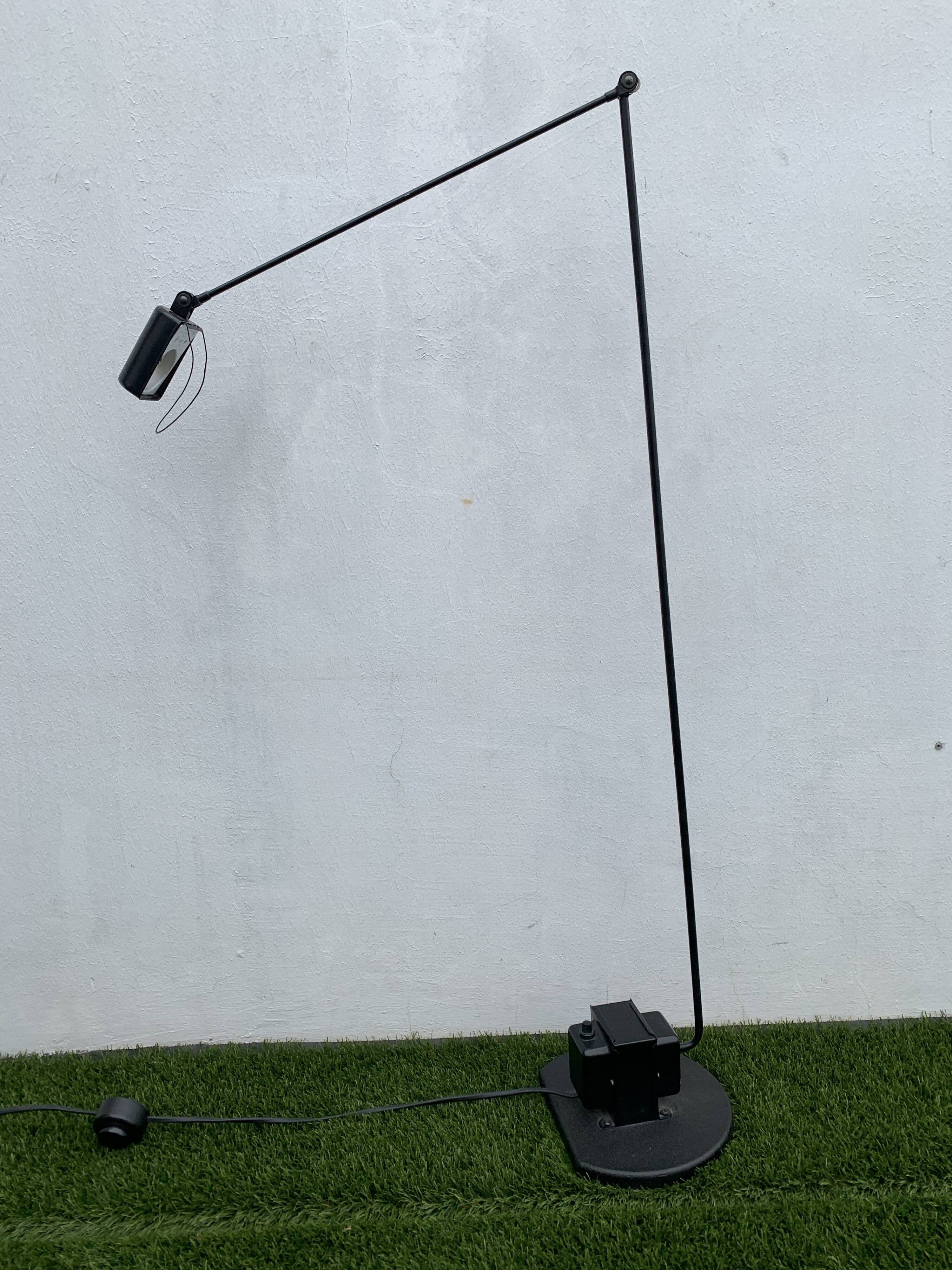 Lumina floor lamp, Daphine Terra Dimmer, Italian design Tommaso Cimini, 1970