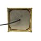 Lampe de table Empire en cristal taillé motif diamant et bronze doré
