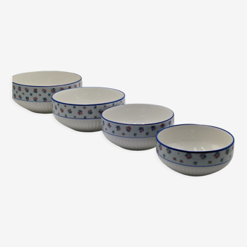 Set de 4 bols et saladiers en porcelaine