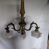 Chandelier bronze 4 lights