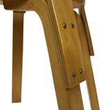 Chaise vintage modèle 65 par Alvar Aalto pour Artek (Linoléum noir)