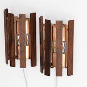 Pair of wall lights/sconces by Werner Schou for Coronell Elektro. Denmark 1960s