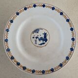 Compotier in iron earth Saint-Amand