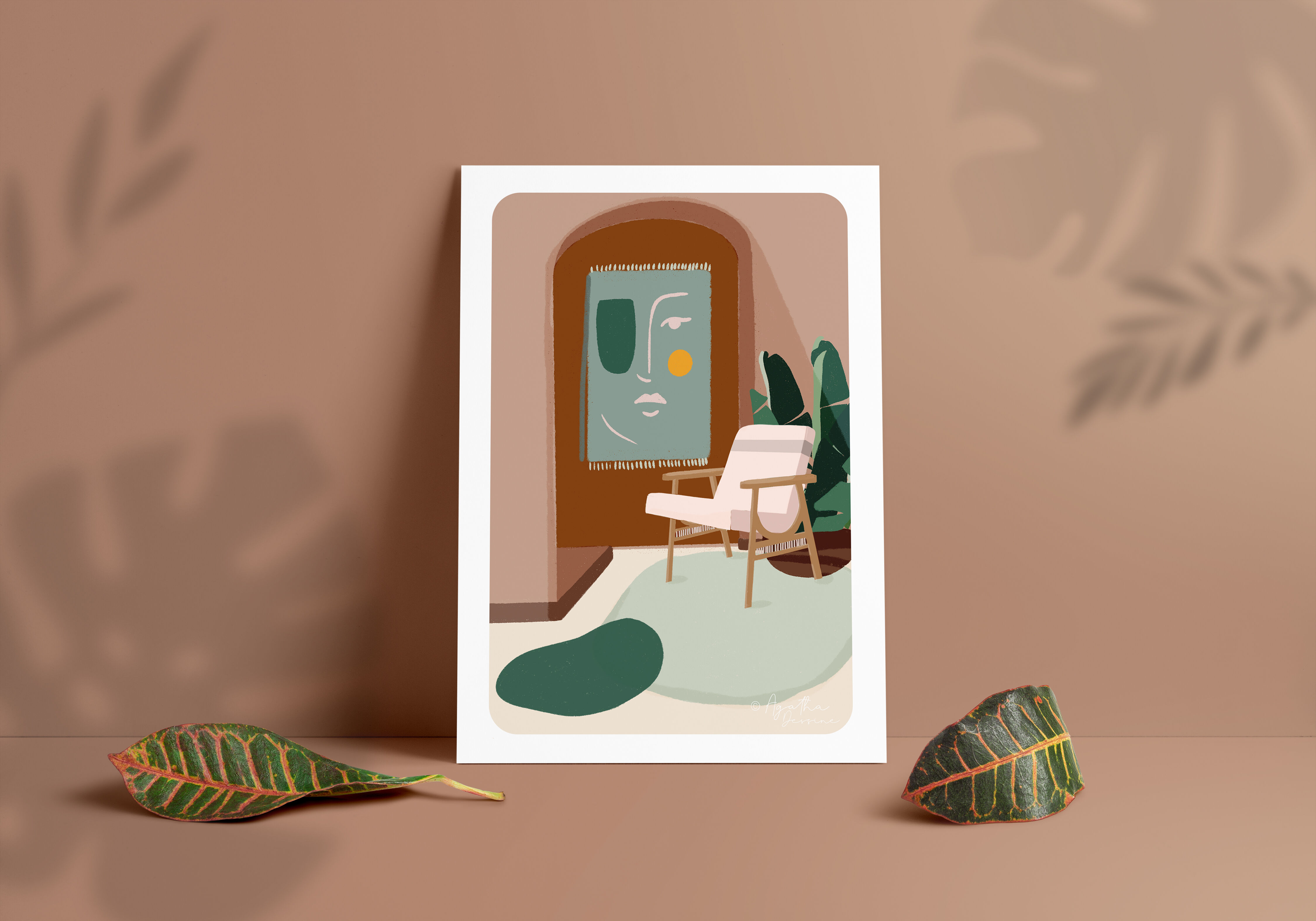 Illustration " Interior Mood" A4
