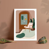 Illustration " Interior Mood" A4