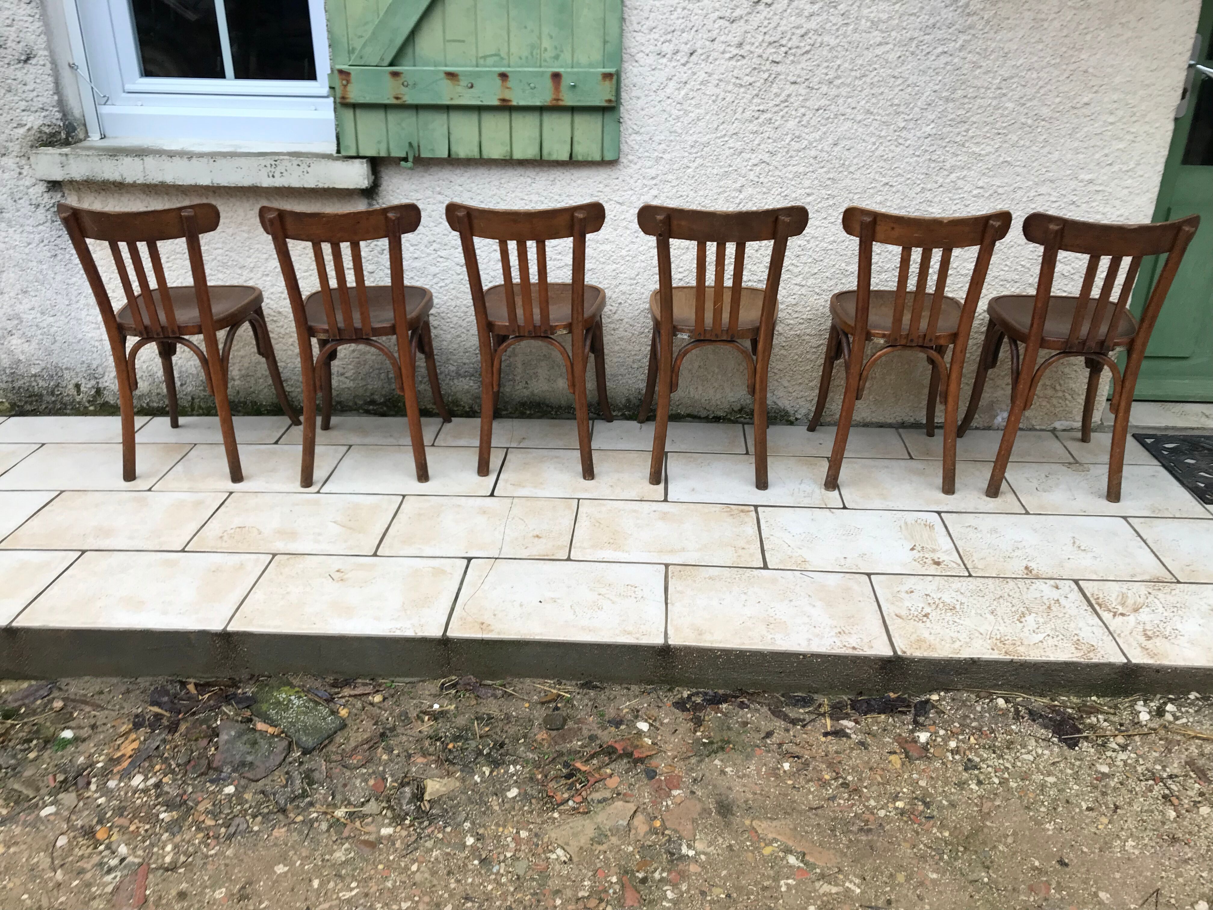 Set of 6 chairs Bistro FISCHEL