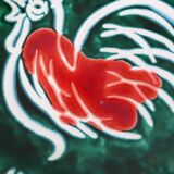 Decorative dish in enamelled ceramics - 1950s