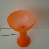 Opaline lamp orange 70s