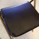 Lot de 4 chaises pliantes métal et skaï