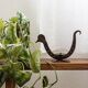Zoomorphic wrought iron candle holder, France, 1950s