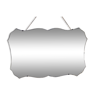 Antique beveled mirror