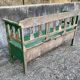 Wooden bench
