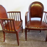 Art deco chairs and armchairs