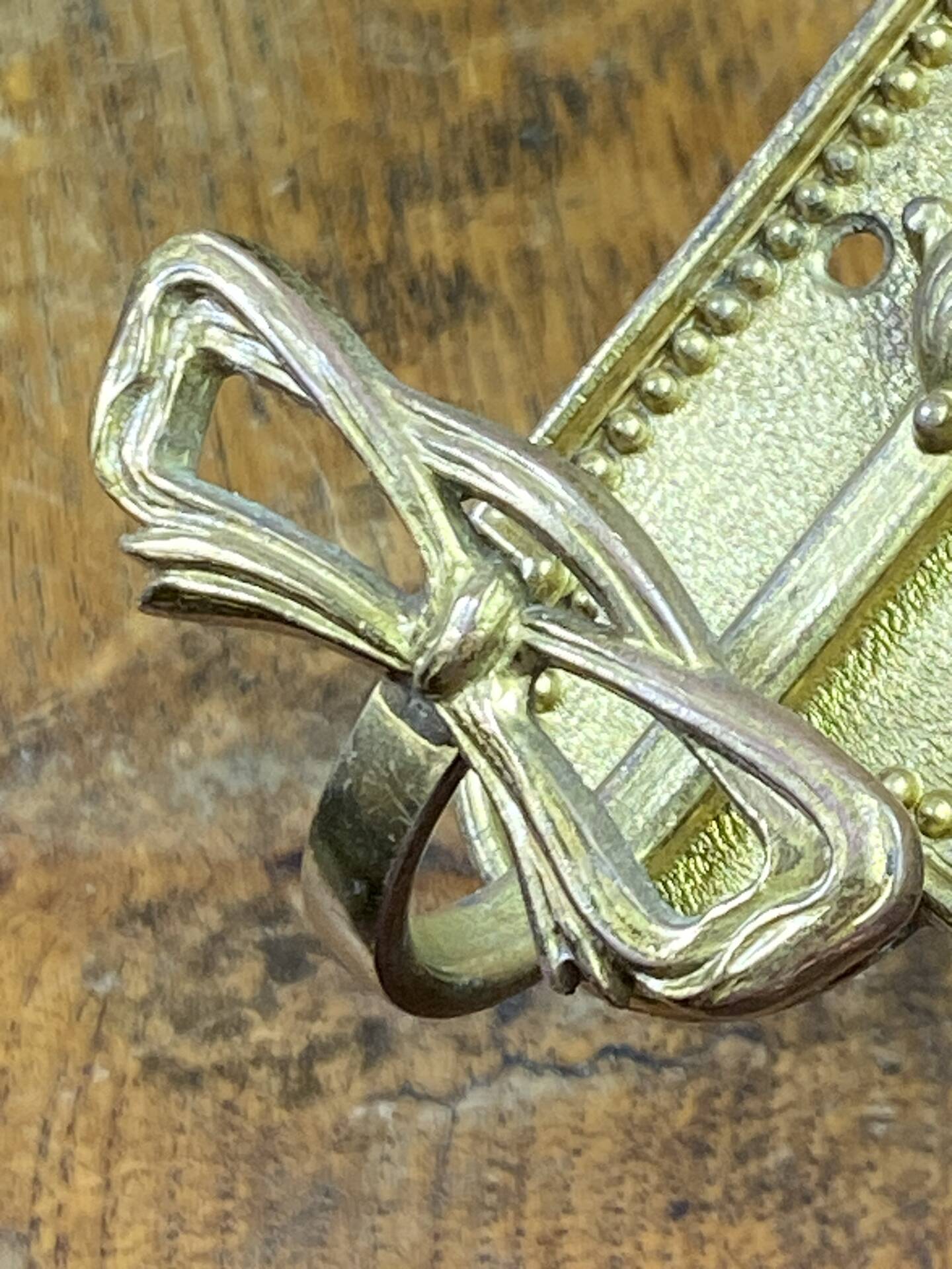 Brass hook