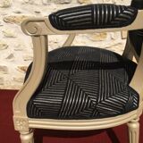 Fauteuil cabriolet style Louis XVI