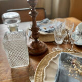 Vintage copper brass candle holder