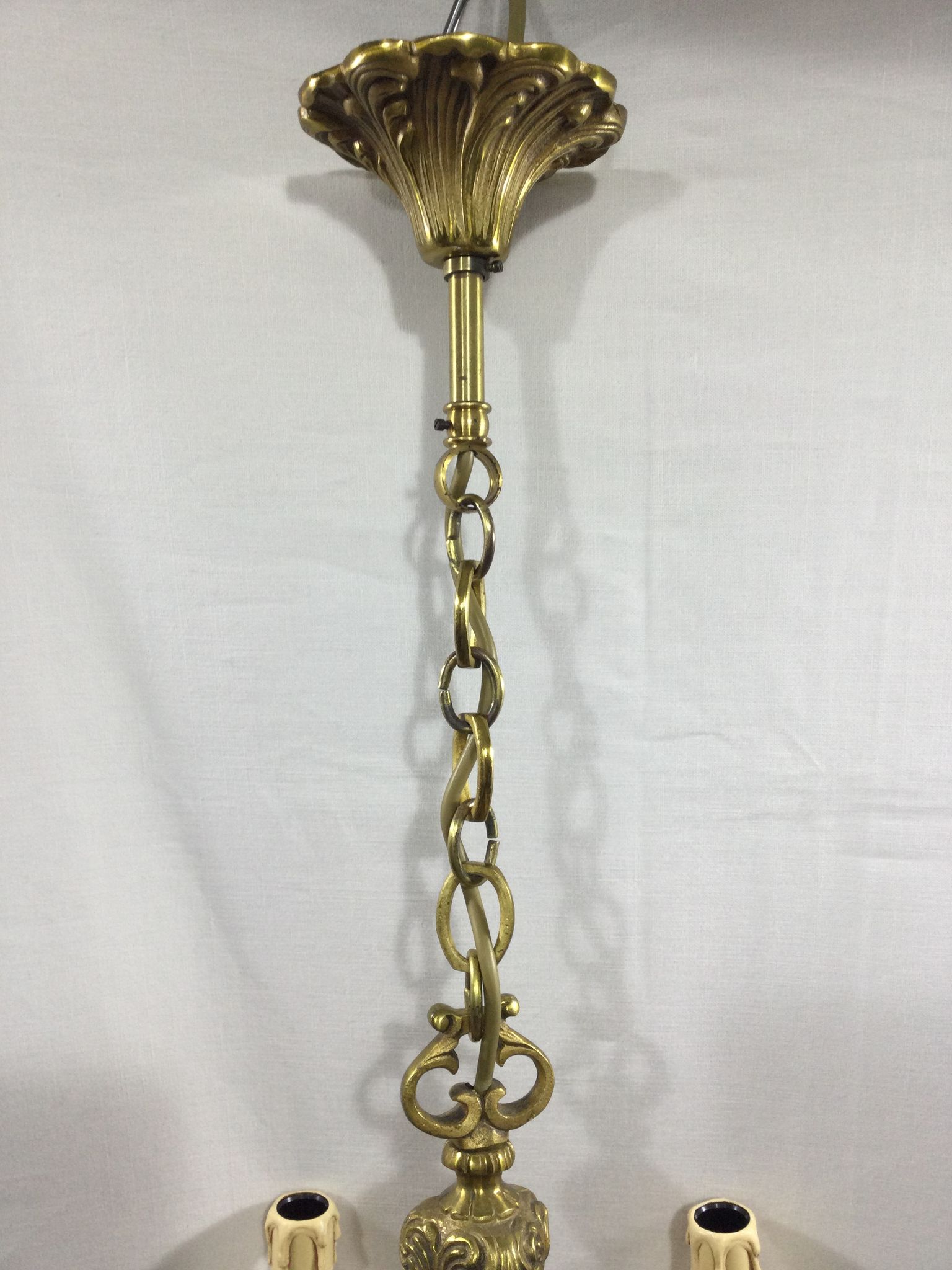 5-light bronze chandelier