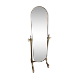 Psyche mirror in vintage gilded bronze