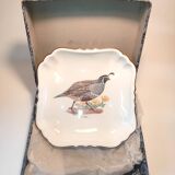 Square Gien earthenware plate