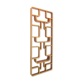 Vintage modernist screen with rounded edges / space divider by Ludvik Volak, 1960s
