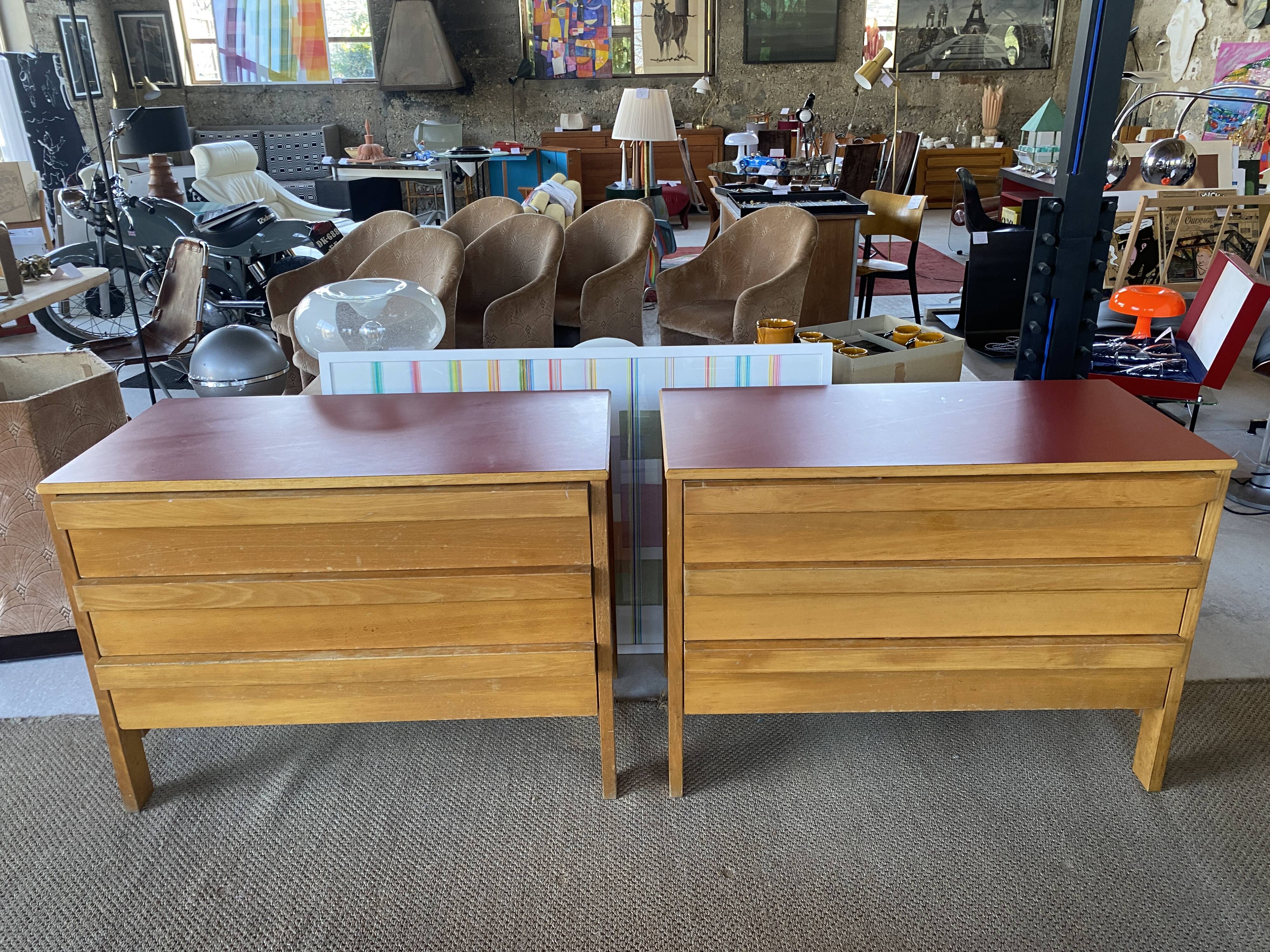 André Sornay (1902–2000) Pair of chests of drawers