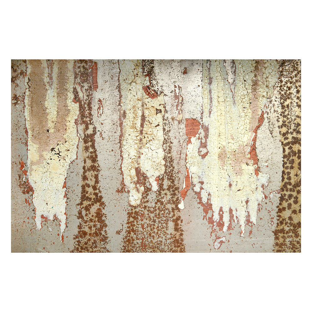 Patinated wooden wall window
