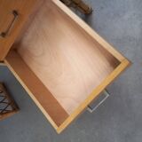 Desk and its rattan chair