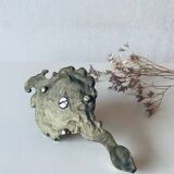 Antique bronze candle holder