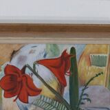 “Amaryllis and Fruit” by A. Lindblom