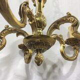 5-light bronze chandelier