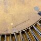 Chaty Vallauris sun mirror in brass and gilded bronze
